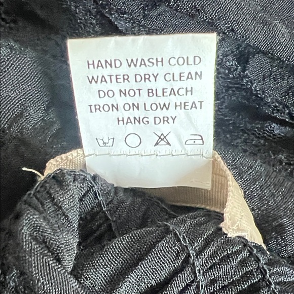 Francesca's Collections Women’s Bohemian Blouse - black, size M - Picture 4 of 4